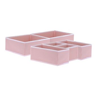 Storage Cube Set of 6, Storage Bin for Shelves Closet, Collapsible Storage Basket