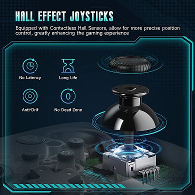 EasySMX X10 PC Controller Enhanced Wireless Bluetooth with a Swappable Faceplate for Multi-Platform