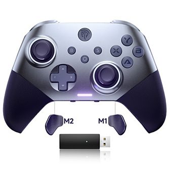 EasySMX X10 pc Controller Enhanced Wireless Bluetooth with a Swappable Faceplate for Multi-Platform