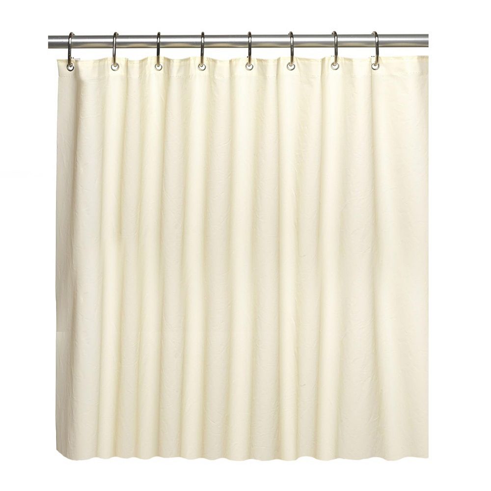 Extra Heavy 10 Gauge PEVA Non-Toxic Shower Curtain Liner with Metal ...