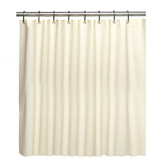 Extra Heavy 10 Gauge PEVA Non-Toxic Shower Curtain Liner with Metal Grommets