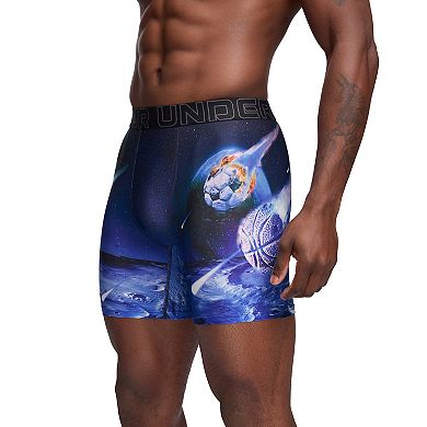 Men's Under Armour 6-in. Performance Tech Mesh Graphic Boxer Brief