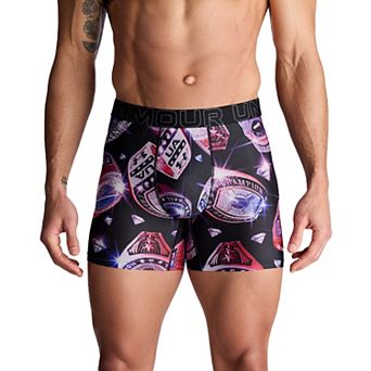 Men's Under Armour 6 in Performance Tech Mesh Graphic Boxer Brief