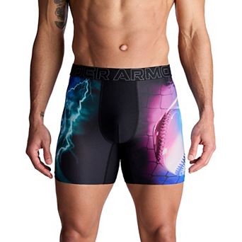 Men's Under Armour 6 in Performance Tech Mesh Graphic Boxer Brief