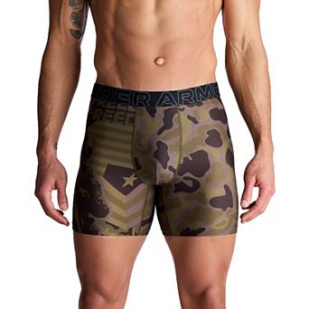 Men's Under Armour 6 in Performance Tech Mesh Graphic Boxer Brief