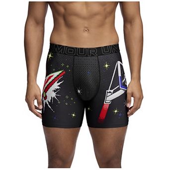 Men's Under Armour 6 in Performance Tech Mesh Collab Boxer Brief