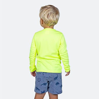 Vapor Apparel Little Boys Upf 50+ Sun Protection Solar Long Sleeve Rash Guard Swim Shirt