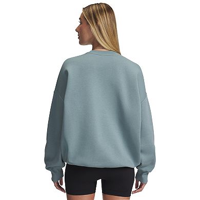 Women's Under Armour Rival Fleece Varsity Oversized Crew