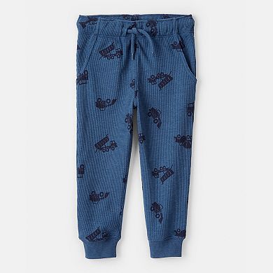 Toddler Boy Carter’s 2-Pc. Truck Print Hoodie & Joggers Set
