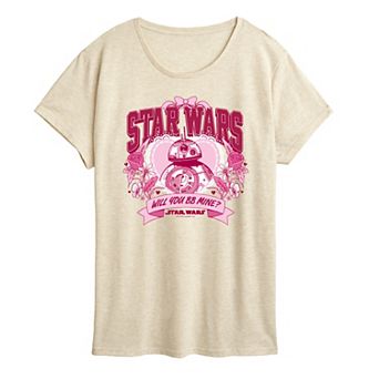 Women's Star Wars BB-8 Will You BB Mine? Graphic Tee
