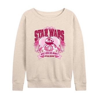 Women's Star Wars BB-8 Will You BB Mine? French Terry Long Sleeve Tee