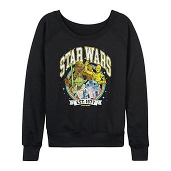 Women's Star Wars Retro Collegiate French Terry Long Sleeve Tee