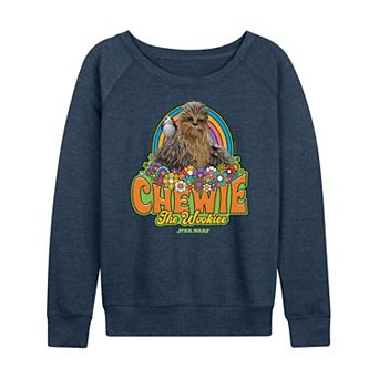 Women's Star Wars Retro Chewie the Wookie French Terry Long Sleeve Tee