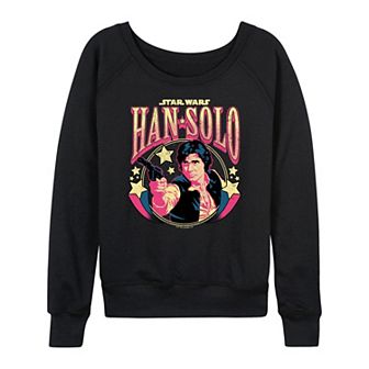 Women's Star Wars Han Solo Rock French Terry Long Sleeve Tee