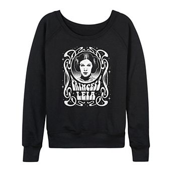 Women's Star Wars Princess Leia French Terry Long Sleeve Tee