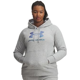 Plus Size Under Armour Rival Fleece Shimmer Hoodie