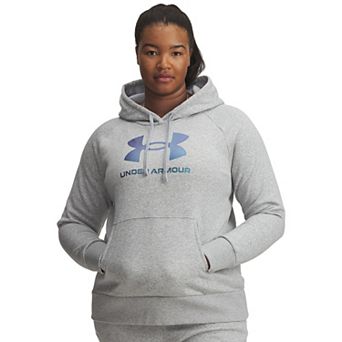 Plus Size Under Armour Rival Fleece Shimmer Hoodie