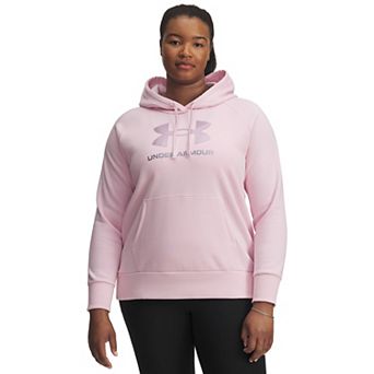 Plus Size Under Armour Rival Fleece Shimmer Hoodie
