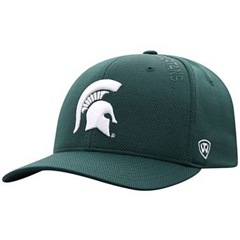 Men's Top of the World Green Michigan State Spartans Reflex 2.0 Flex Hat