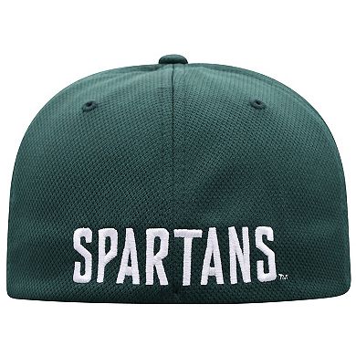 Men's Top of the World Green Michigan State Spartans Reflex 2.0 Flex Hat