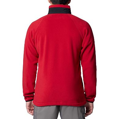 Men's Columbia Cardinal Arkansas Razorbacks Flanker IV Fleece Raglan Full-Zip Jacket