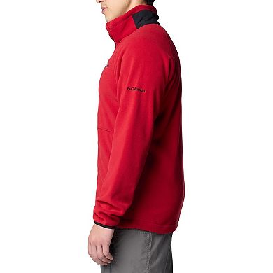 Men's Columbia Cardinal Arkansas Razorbacks Flanker IV Fleece Raglan Full-Zip Jacket