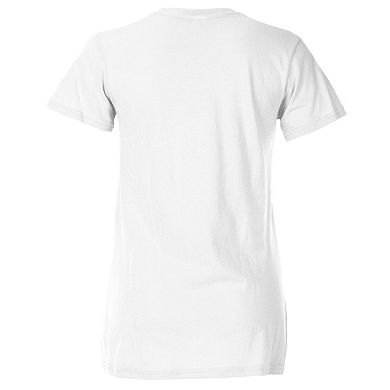 Women's White Dallas Cowboys Thunderstruck Foil T-Shirt