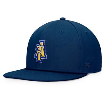 Men's Top of the World Navy North Carolina A&T Aggies Fundamental Snapback Hat
