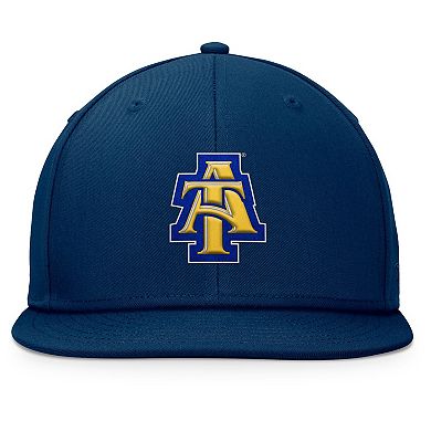 Men's Top of the World Navy North Carolina A&T Aggies Fundamental Snapback Hat