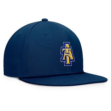 Men's Top of the World Navy North Carolina A&T Aggies Fundamental Snapback Hat