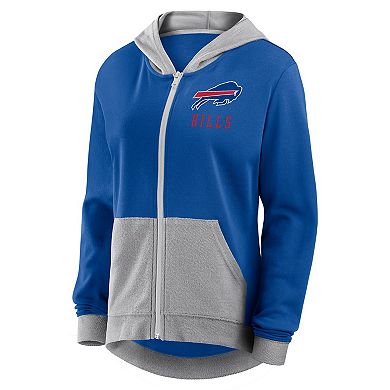 Women's Fanatics Royal Buffalo Bills Hit It Full-Zip Hoodie