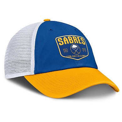 Men's Fanatics Royal Buffalo Sabres Fundamental One-Time Trucker Adjustable Hat