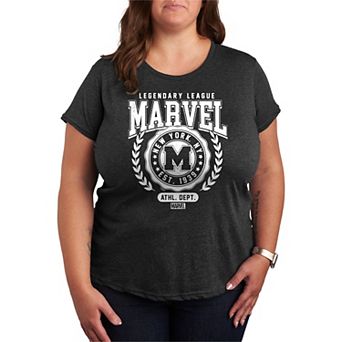 Plus Size Marvel Collegiate League Graphic Tee