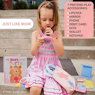 9-Pcs Gift Set Includes Purse, Storybook, and Accessories for Toddlers