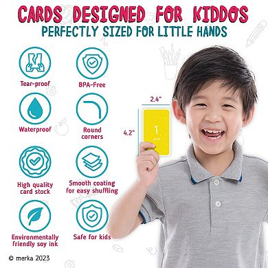 Math Counting Flashcards For Toddlers - Number Flash Cards 0-50 Counting