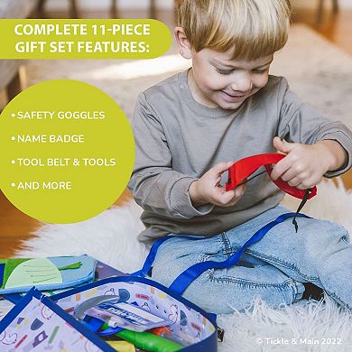 Kids Tool Toys For Boys, 11 Pieces Construction Pretend Play For Toddlers