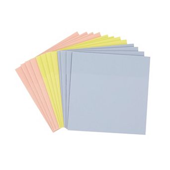 12 Pack Transparent Sticky Notes 3 x 3 in Self-stick Pads, 600 Sheets, Clear
