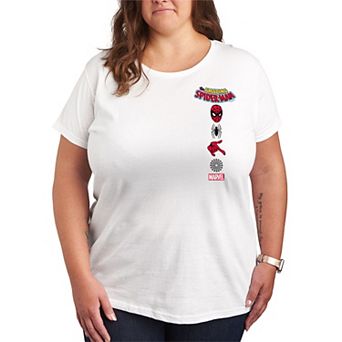 Plus Size Marvel Spider-Man Icons Graphic Tee