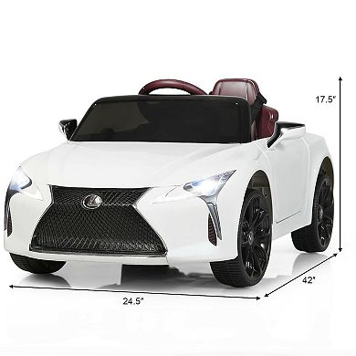 Lexus LC500 Licensed Kids 12V Ride Remote Control Electric Vehicle