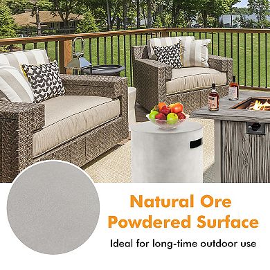 Propane Tank Cover Table for Fire Pit Fits Standard 20 Lb Tank