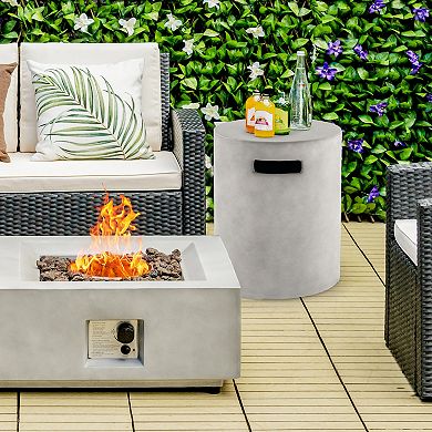 Propane Tank Cover Table for Fire Pit Fits Standard 20 Lb Tank