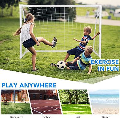 6 X 4 Feet Soccer Goal With Strong Upvc Frame
