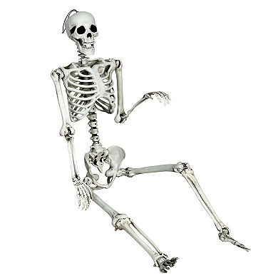 5.4 Feet Halloween Skeleton Life Size Realistic Full Body Hanging