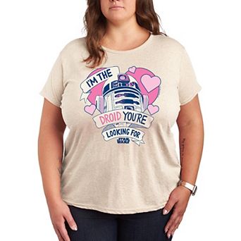 Plus Size Star Wars R2-D2 I'm The Droid You're Looking For Graphic Tee