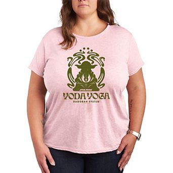 Plus Size Star Wars Yoda Yoga Graphic Tee