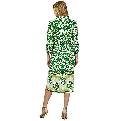 Women's Figueroa & Flower Button Front Shirt Dress