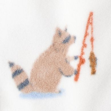 Baby Boy Carter's Woodland Creatures Fleece Footie Pajamas