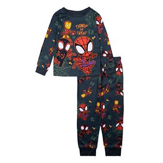 Toddler Spider-Man & Friends "Thwip Or Treat" 2 pc Pajama Top & Pajama Bottoms Set