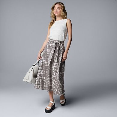 Women's Simply Vera Vera Wang Belted Maxi Skirt
