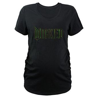 Maternity Wicked Title Logo Graphic Tee